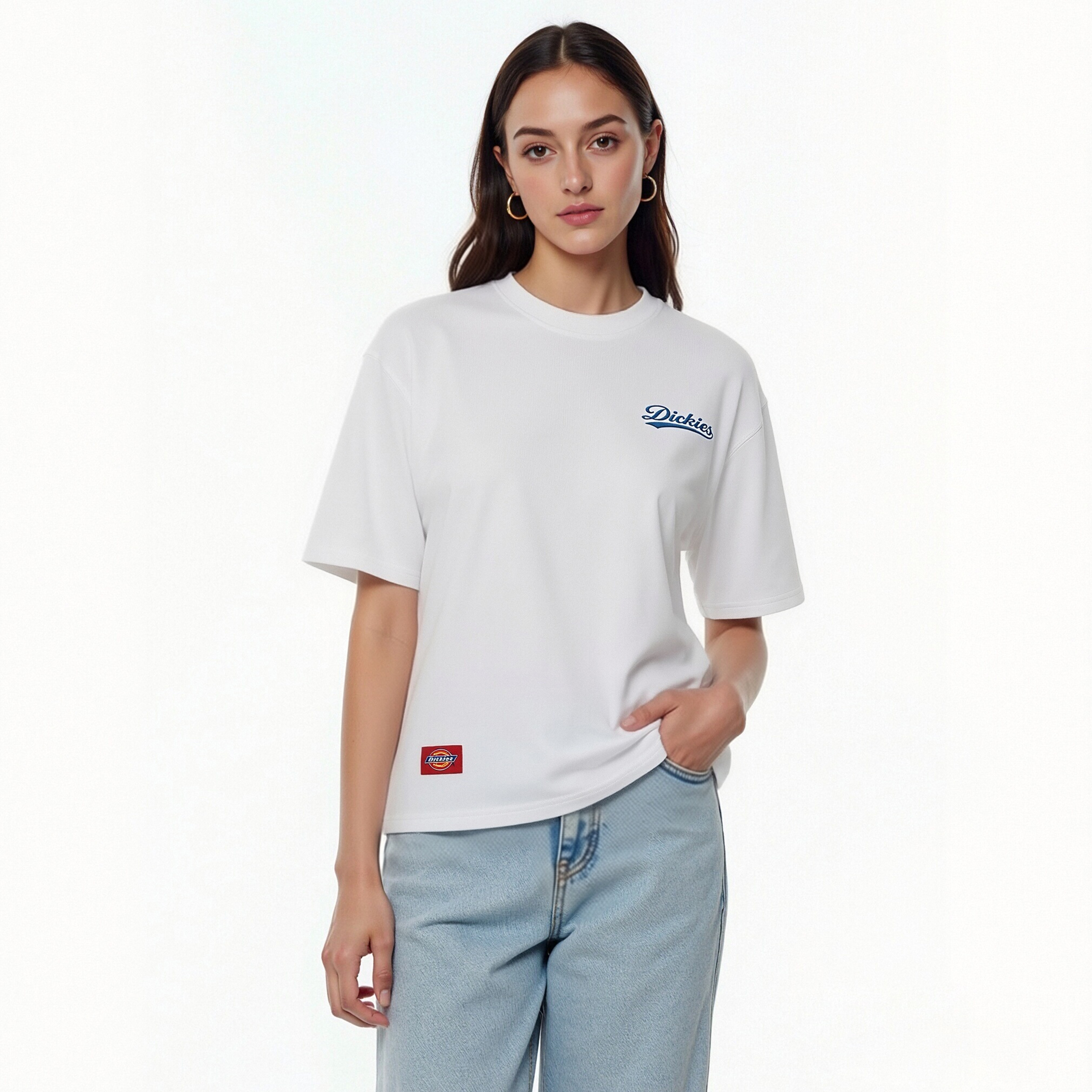 Женская футболка Dickies (черная) — фото 5
