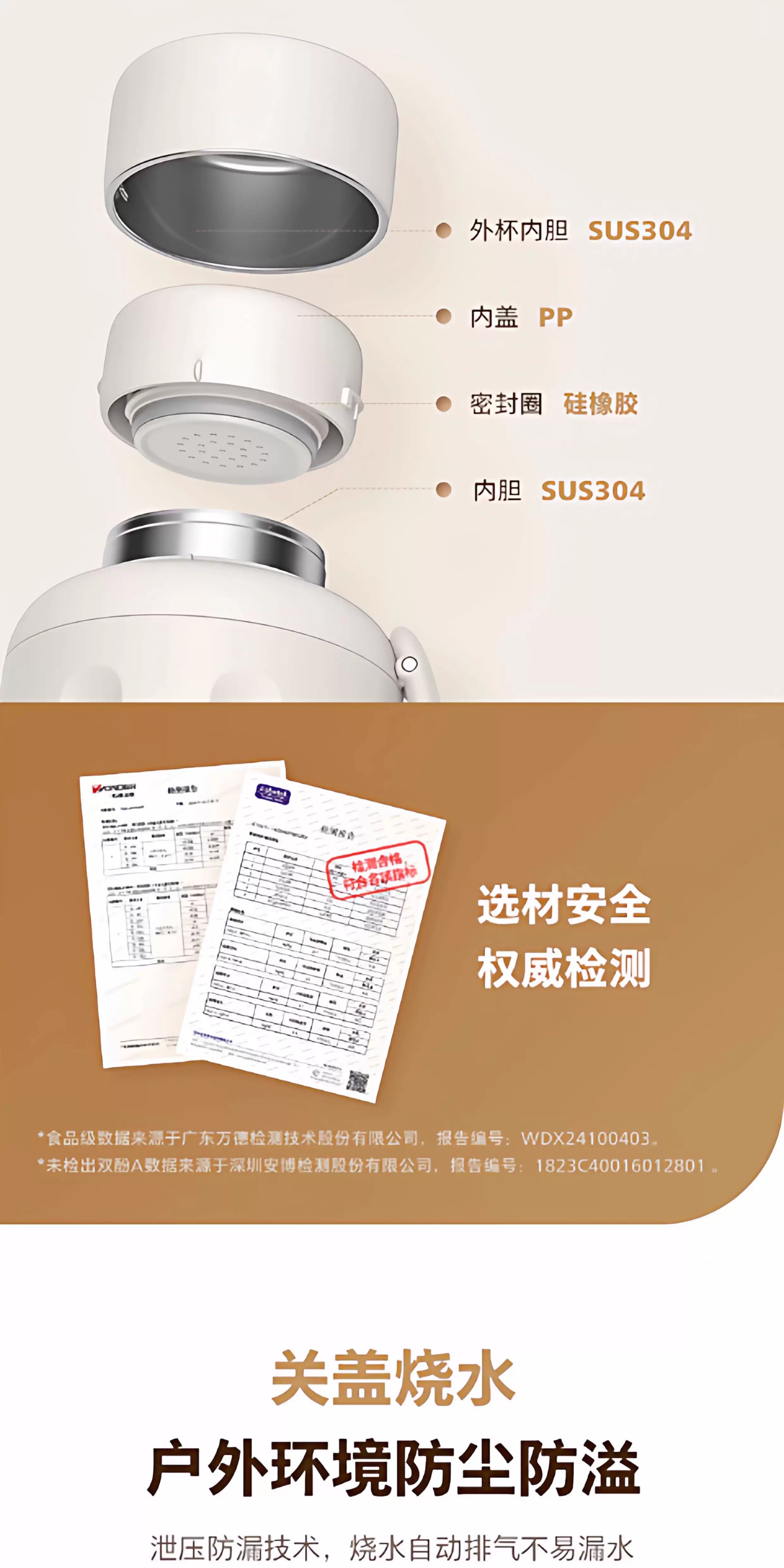 【Hong Kong Direct Mail】 Philips Portable Electric Kettle AWP2765AP 1L Large Capacity Four-Stage Smart Constant Temperature