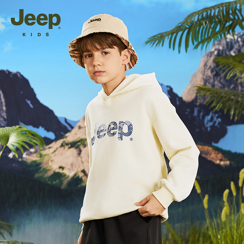 Унисекс худи Jeep (желтый) — фото 4