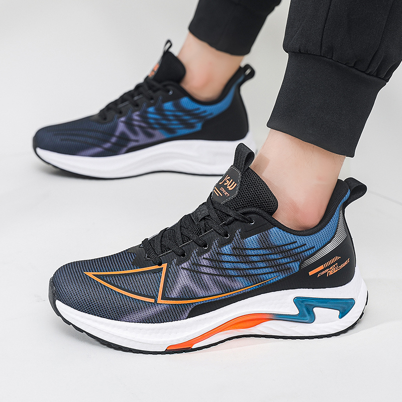 JSWEI Slip Resistant Abrasion Resistant Low top Running Shoes Men’s