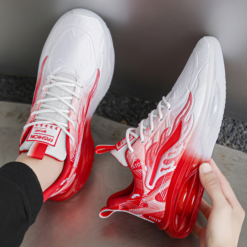 TONYBEAR Cushioning Breathable Height Increasing Cushioning Breathable Height Increasing Low top Running Shoes Men’s