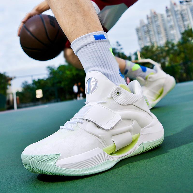TONYBEAR Abrasion Resistant Abrasion Resistant Mid top Basketball Shoes Unisex