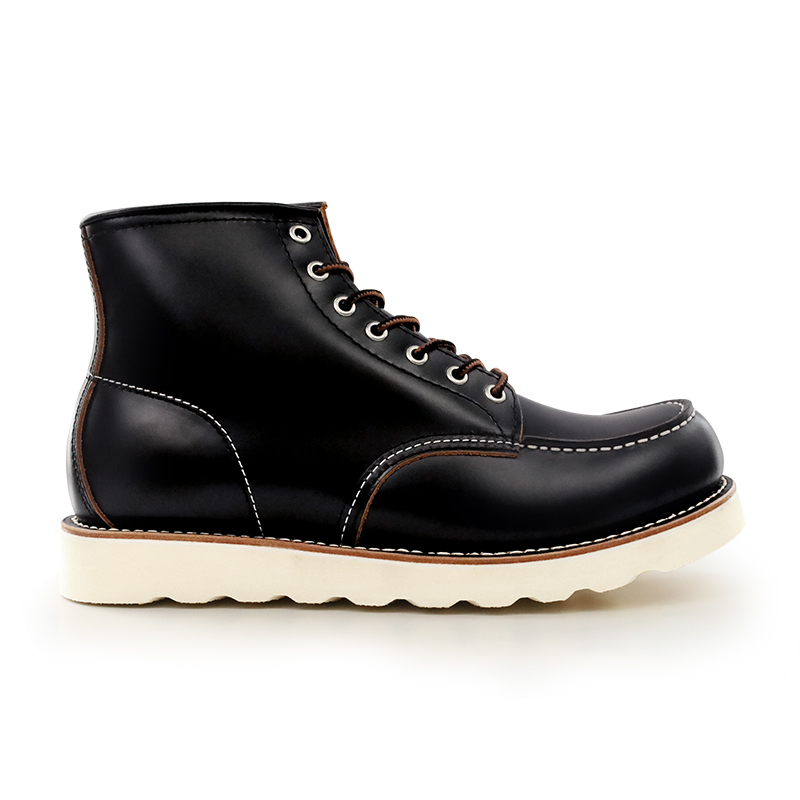 ROCKEY BAND Classic 875 Work Boots Abrasion Resistant Breathable Coverage High top Outdoor Shoes Men’s Black