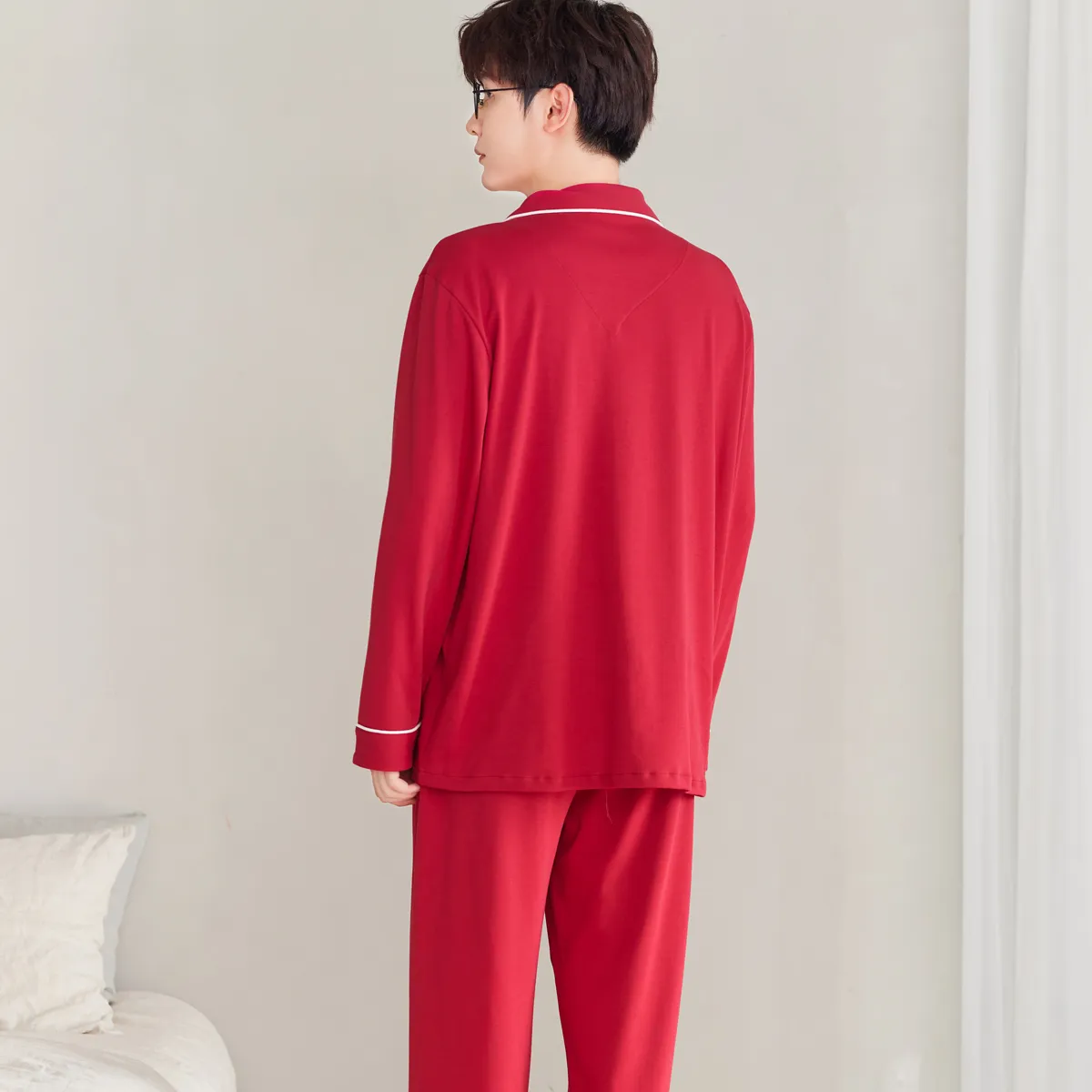 Pretty Lady Pajama Set Unisex Red