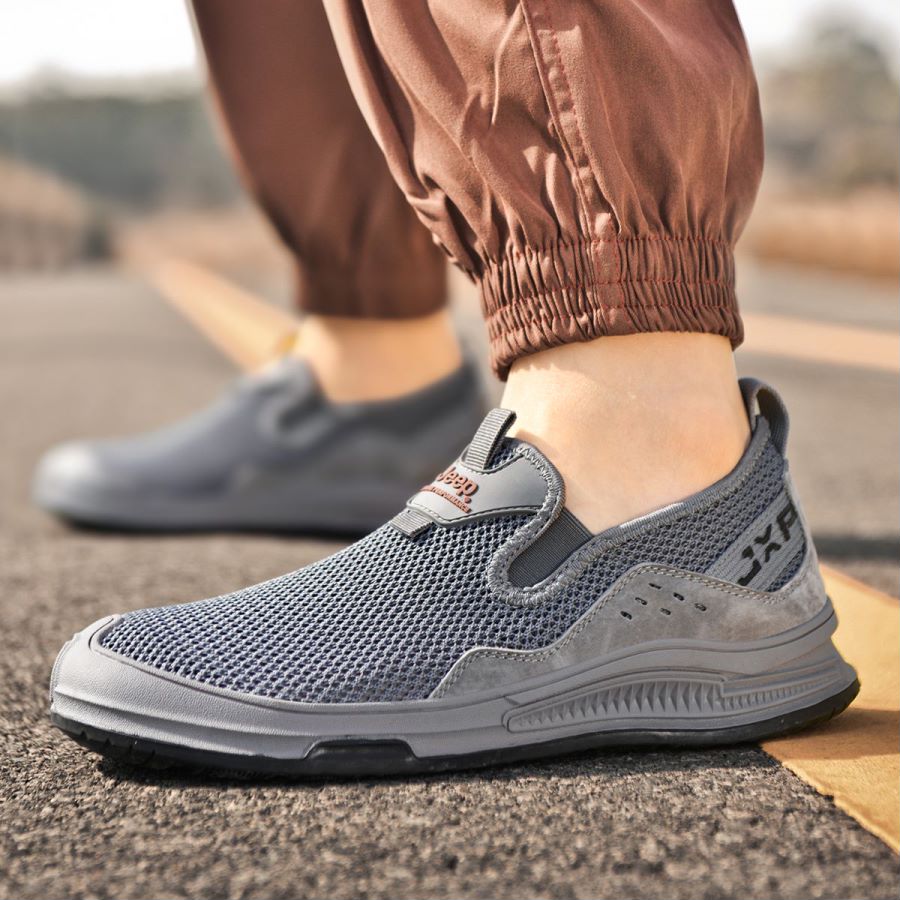 Jeep Mountaineering & Hiking Shoes Men’s Low Top Gray/Sand