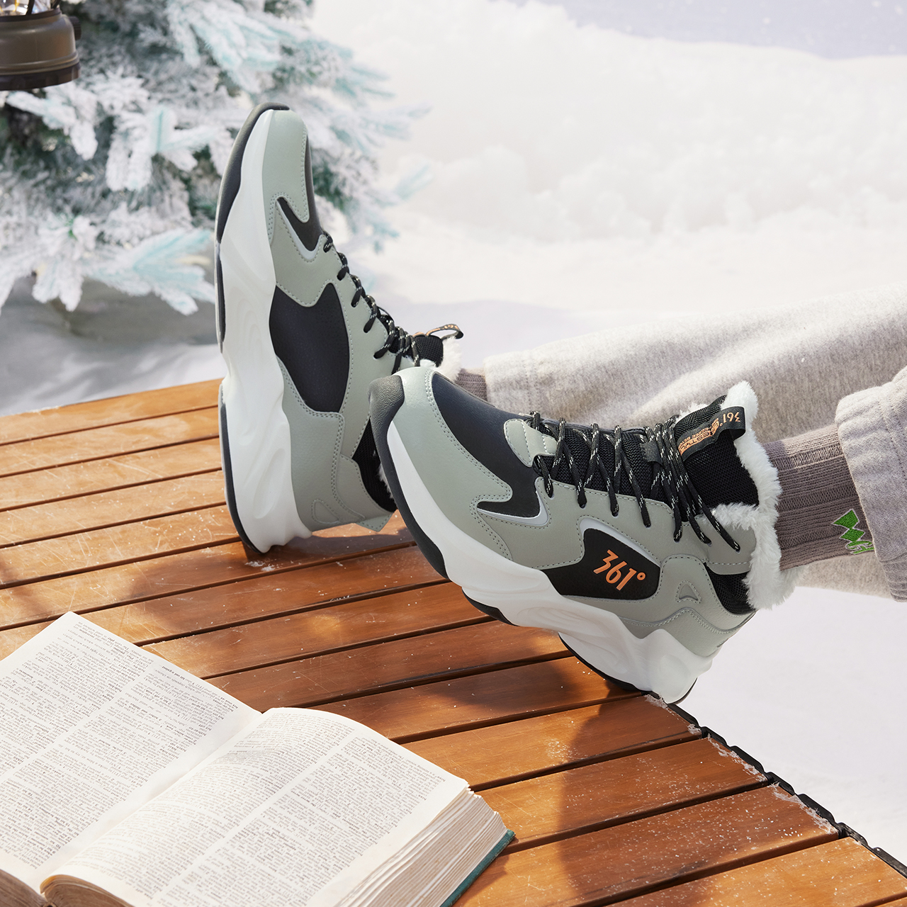 361° Blaze Winter Warmth, Fashion, Comfortable, Fleece Lined Abrasion Resistant Waterproof Thermal High top