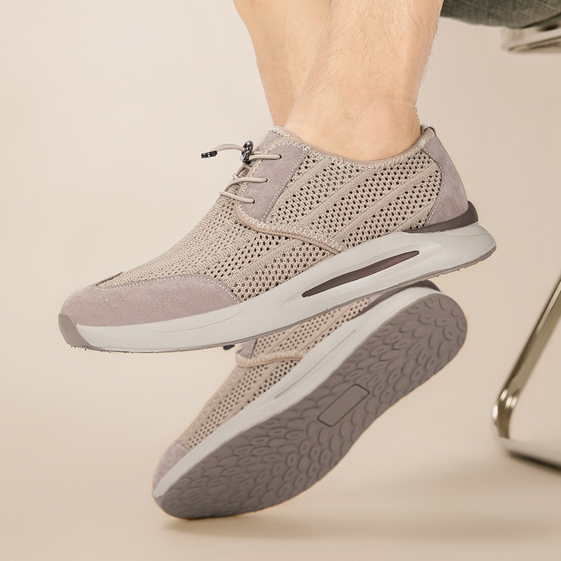 GONGNIULEITING Mesh Breathable Lightweight Breathable And Lightweight Low top Casual Shoes Men’s