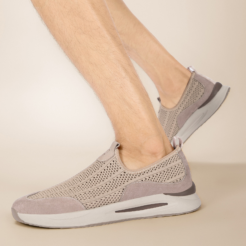 GONGNIULEITING Mesh Abrasion Resistant Breathable Abrasion Resistant Breathable Low top Casual Shoes Men’s