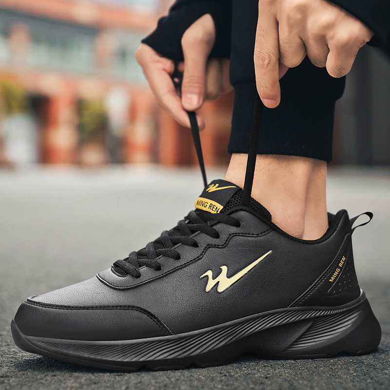 Binary Fleece Lined Padded Thermal Comfortable, Lightweight Rebound Cushioning Slip Resistant Low top Running Shoes