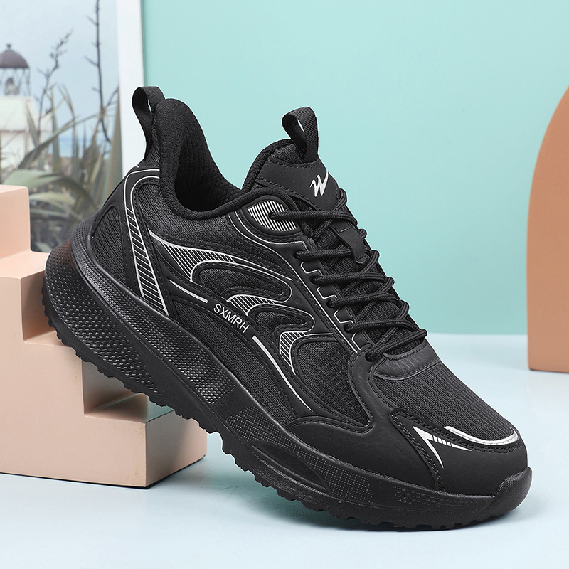 Binary Cushioning Rebound Height Increasing Support Lightweight Breathable Slip Resistant