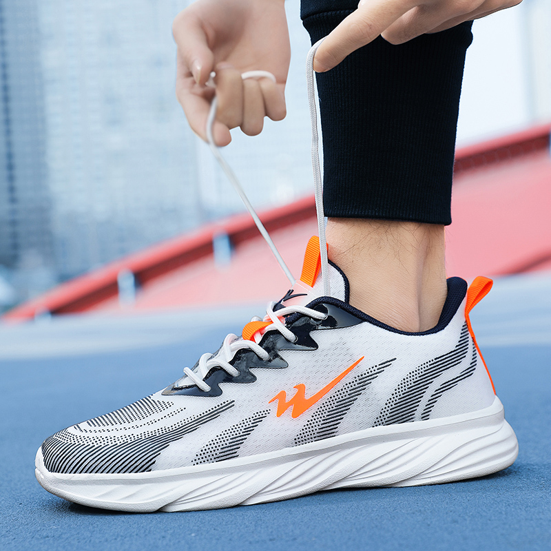 Binary Low top Running Shoes Men’s White Blue