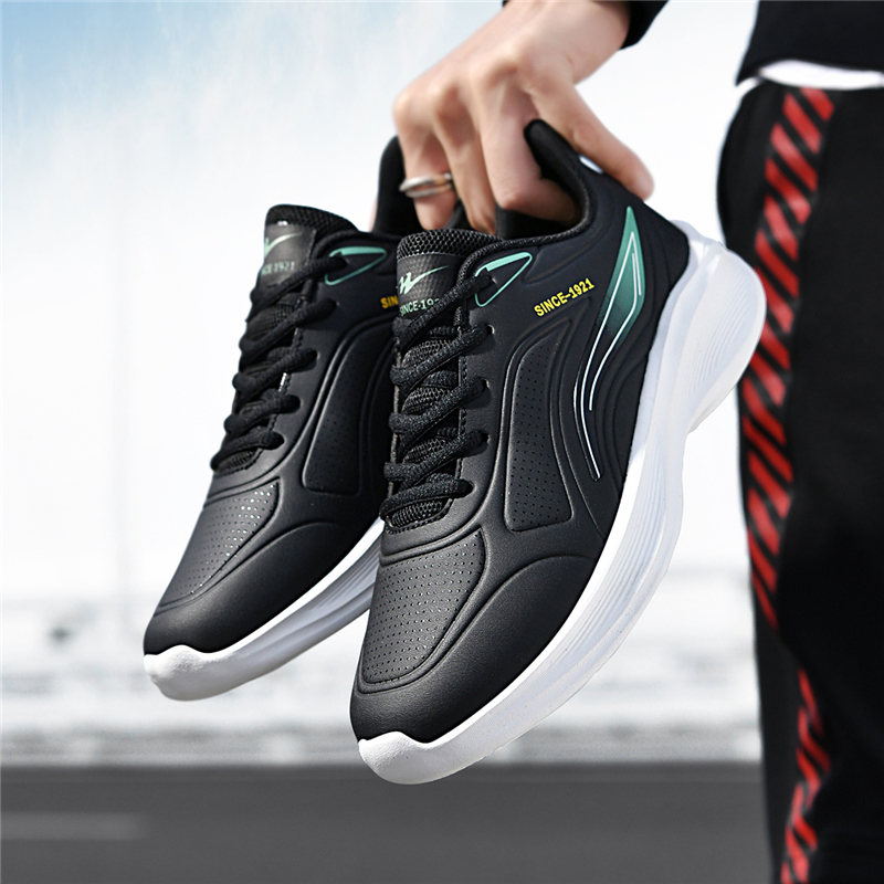 Binary Low top Casual Training City Commuting Running Shoes Men’s Black White