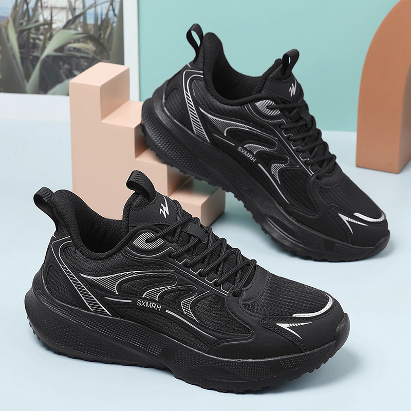 Binary Cushioning Rebound Height Increasing Support Lightweight Breathable Slip Resistant