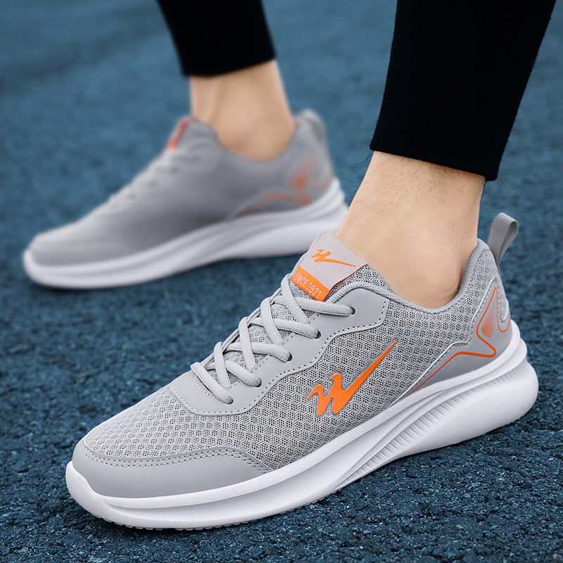 Binary Low top Running Shoes Men’s Gray Orange
