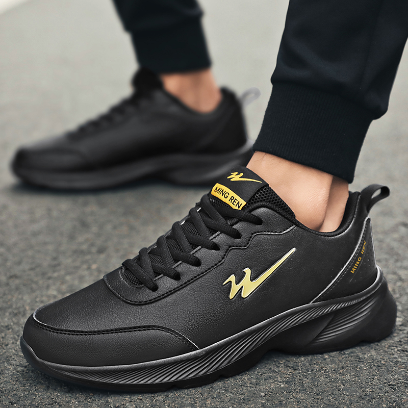 Binary Fleece Lined Padded Thermal Comfortable, Lightweight Rebound Cushioning Slip Resistant Low top Running Shoes