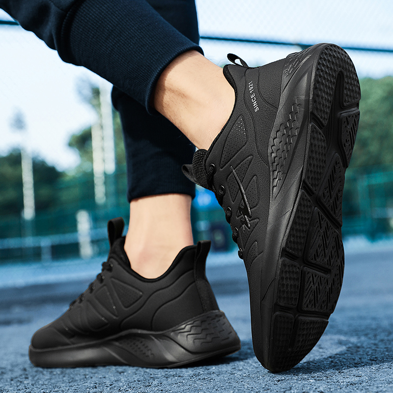 Binary Cushioning Rebound Lightweight Breathable Slip Resistant Low top Casual Running Shoes Men’s