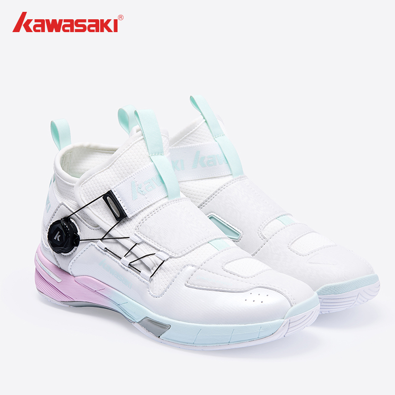 Kawasaki Crossover 2.0 Mid top Badminton Shoes Unisex Azure