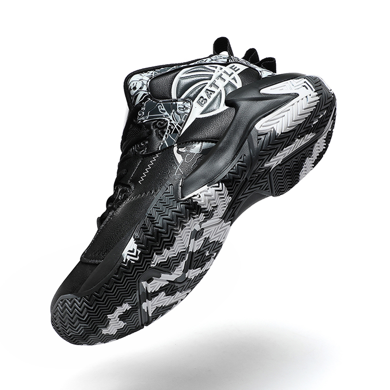MEKY Cushioning Slip Resistant Abrasion Resistant Breathable Support Mid top Basketball Shoes Men’s