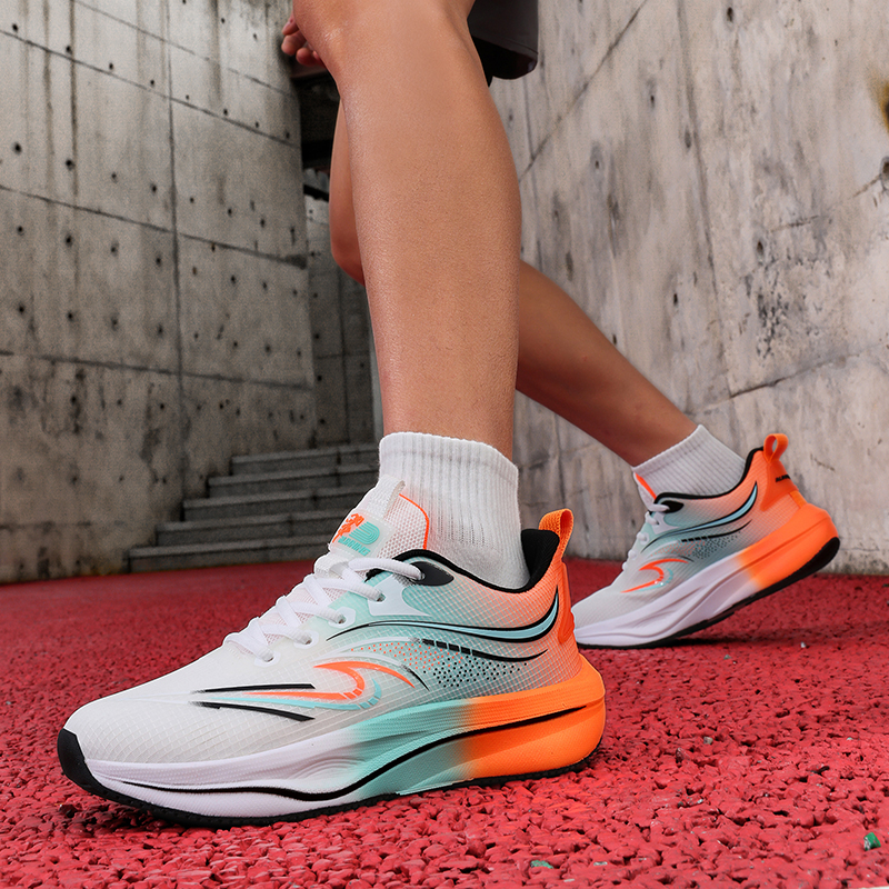 MEKY Cushioning Slip Resistant Abrasion Resistant Low top Carbon Plate Training Running Shoes Men’s