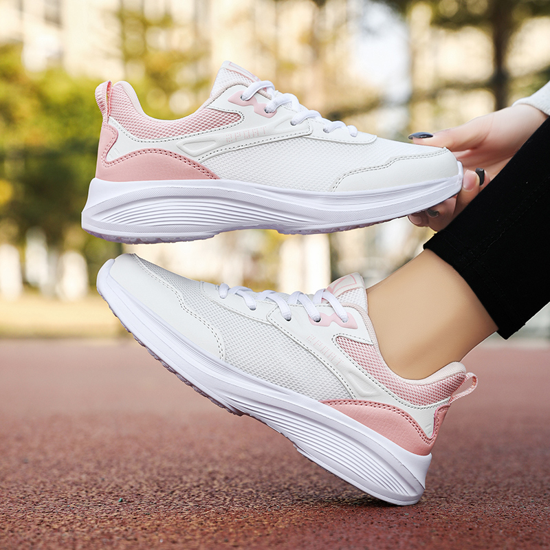 MEKY Cushioning Slip Resistant Abrasion Resistant Low top Casual Sprint Running Shoes Women’s