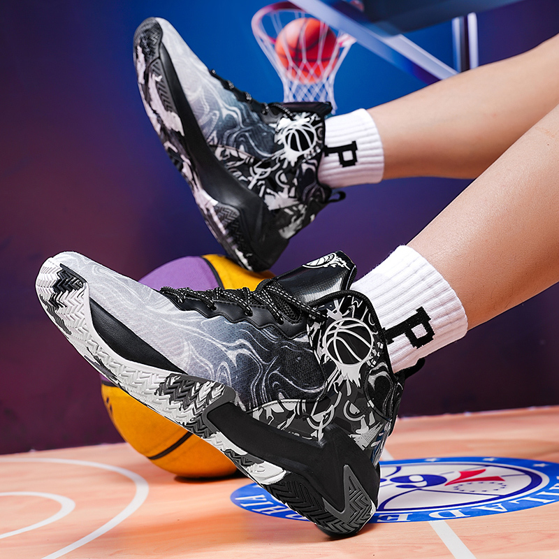 MEKY Slip Resistant, Abrasion Resistant, Breathable Coverage Mid top Basketball Shoes Men’s