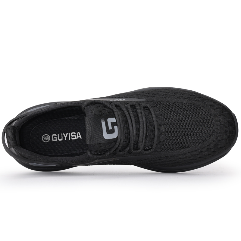 LANOUDUN Slip Resistant Abrasion Resistant Low top Outdoor Shoes Unisex Black