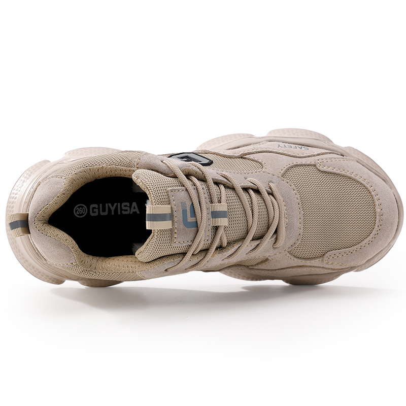 LANOUDUN Support Abrasion Resistant High top Outdoor Shoes Unisex Khaki