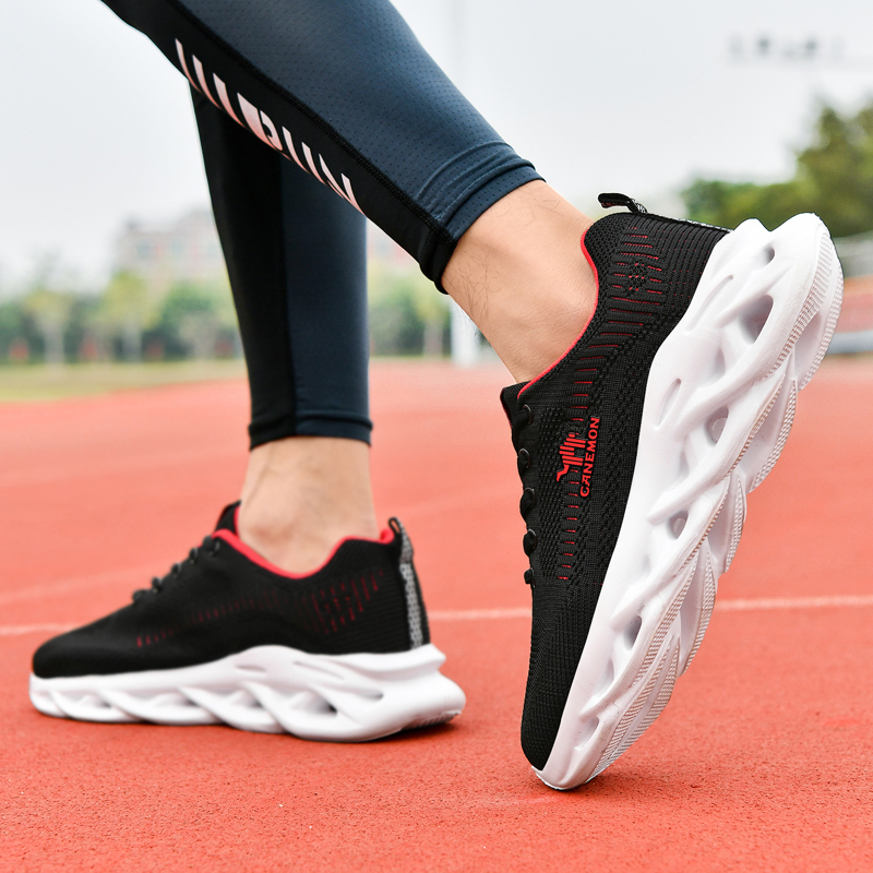 LINGHANGLUOTUO Cushioning Breathable Support Cushioning Breathable Support Low top Casual Running Shoes Men’s