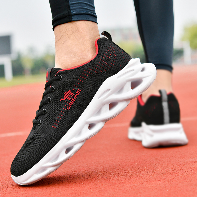 LINGHANGLUOTUO Cushioning Breathable Support Cushioning Breathable Support Low top Casual Running Shoes Men’s