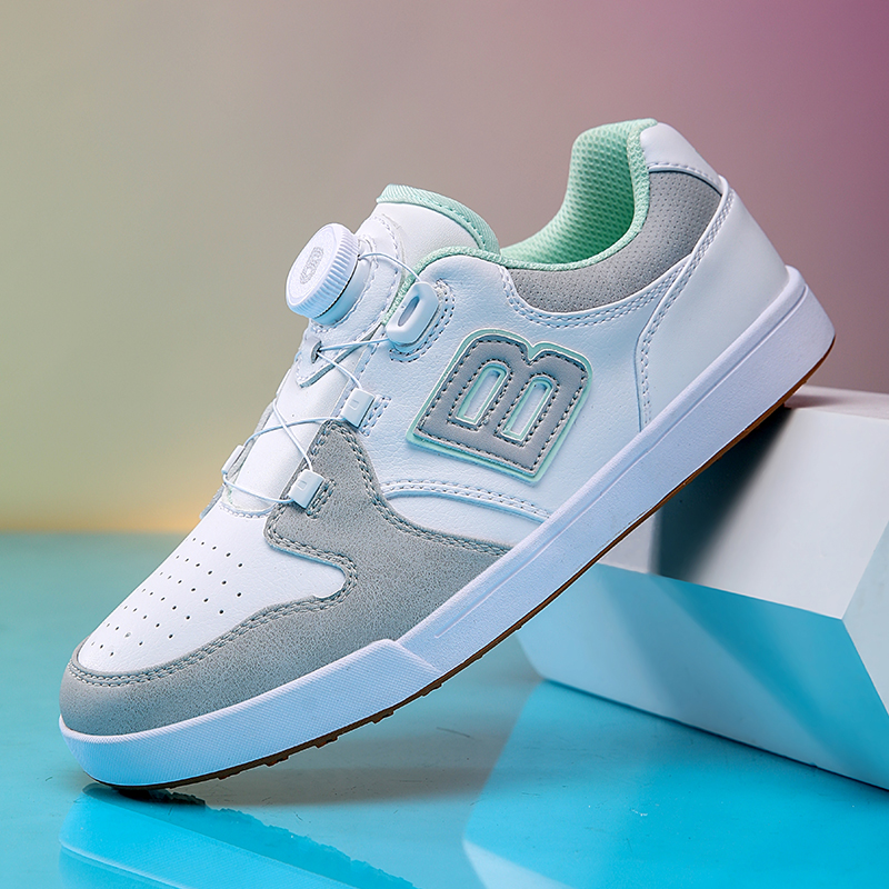 Birdie Cushioning Slip Resistant Abrasion Resistant Lightweight Rebound Low top Golf Shoes Women’s White Gray