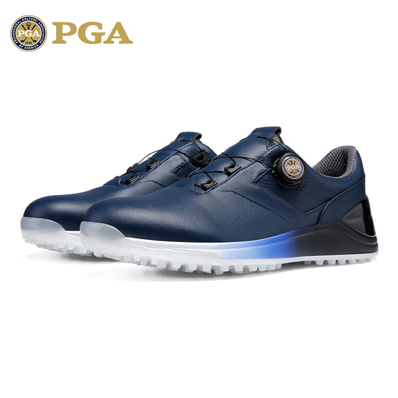 PGA Cushioning Slip Resistant Low top Golf Shoes Men’s Navy Blue