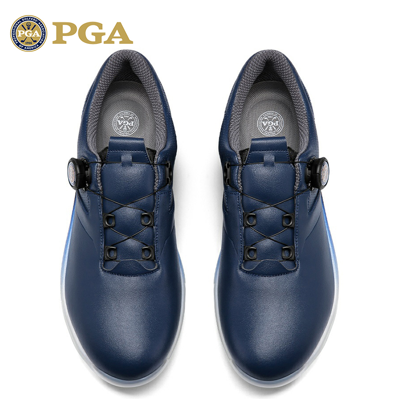 PGA Cushioning Slip Resistant Low top Golf Shoes Men’s Navy Blue