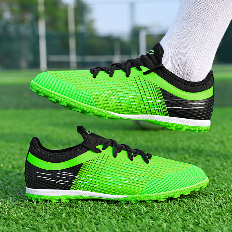 ATAY Slip Resistant Abrasion Resistant Slip Resistant Abrasion Resistant Soccer Shoes Unisex Green