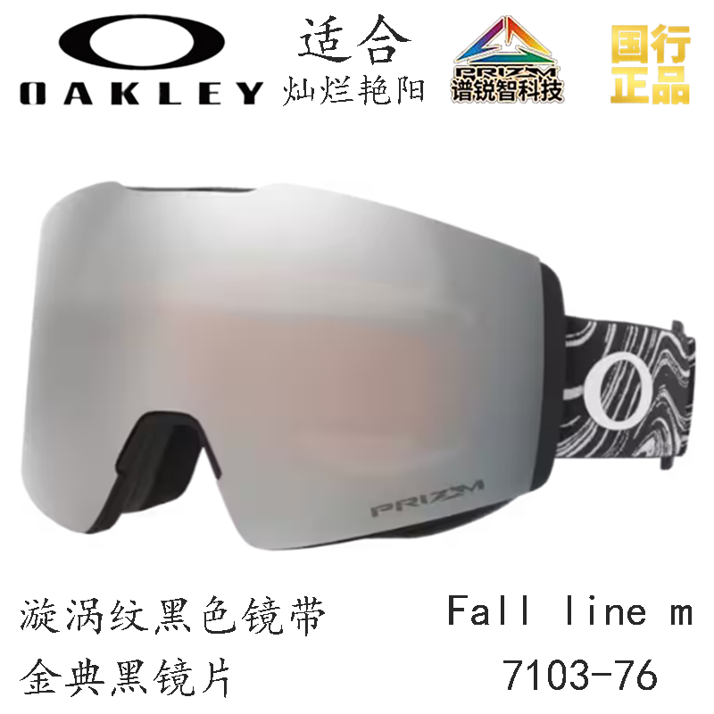 Горнолыжные очки Oakley (черный) — фото 57