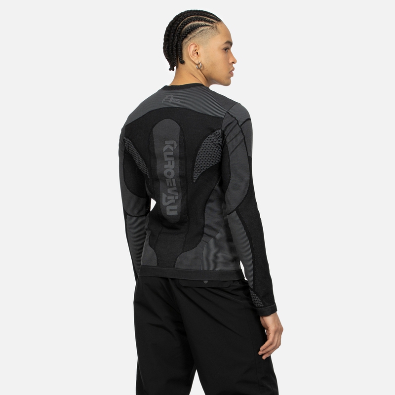 EVISU Fitness Clothing Men’s Black Moderate