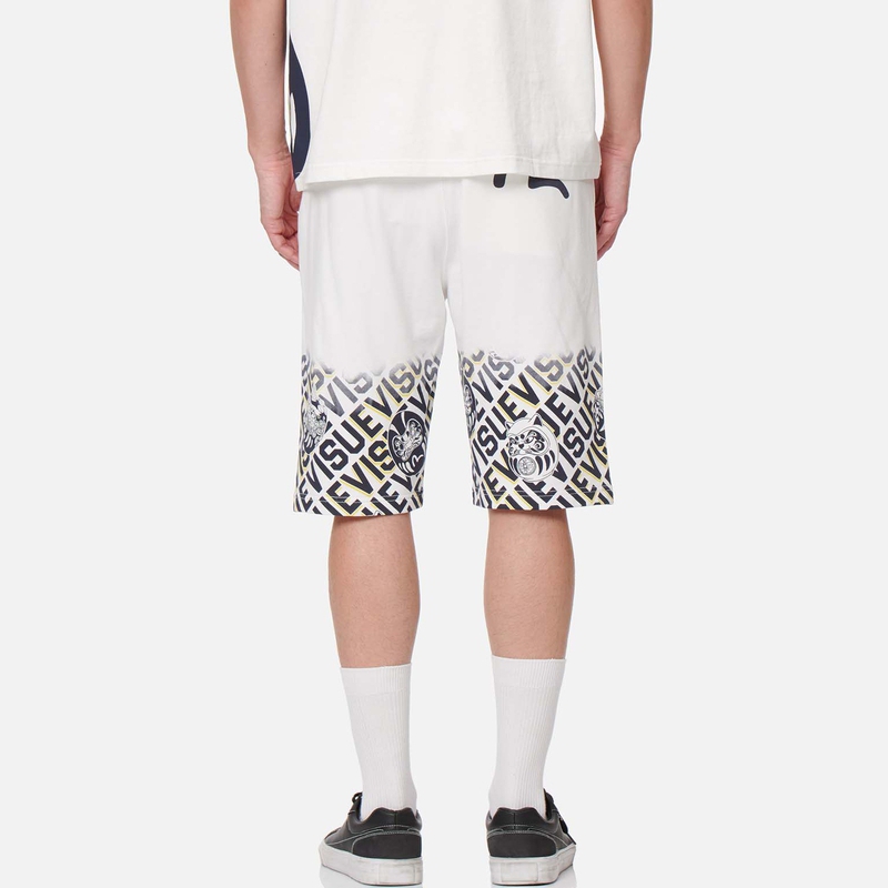 EVISU Sports Shorts Men’s White Moderate
