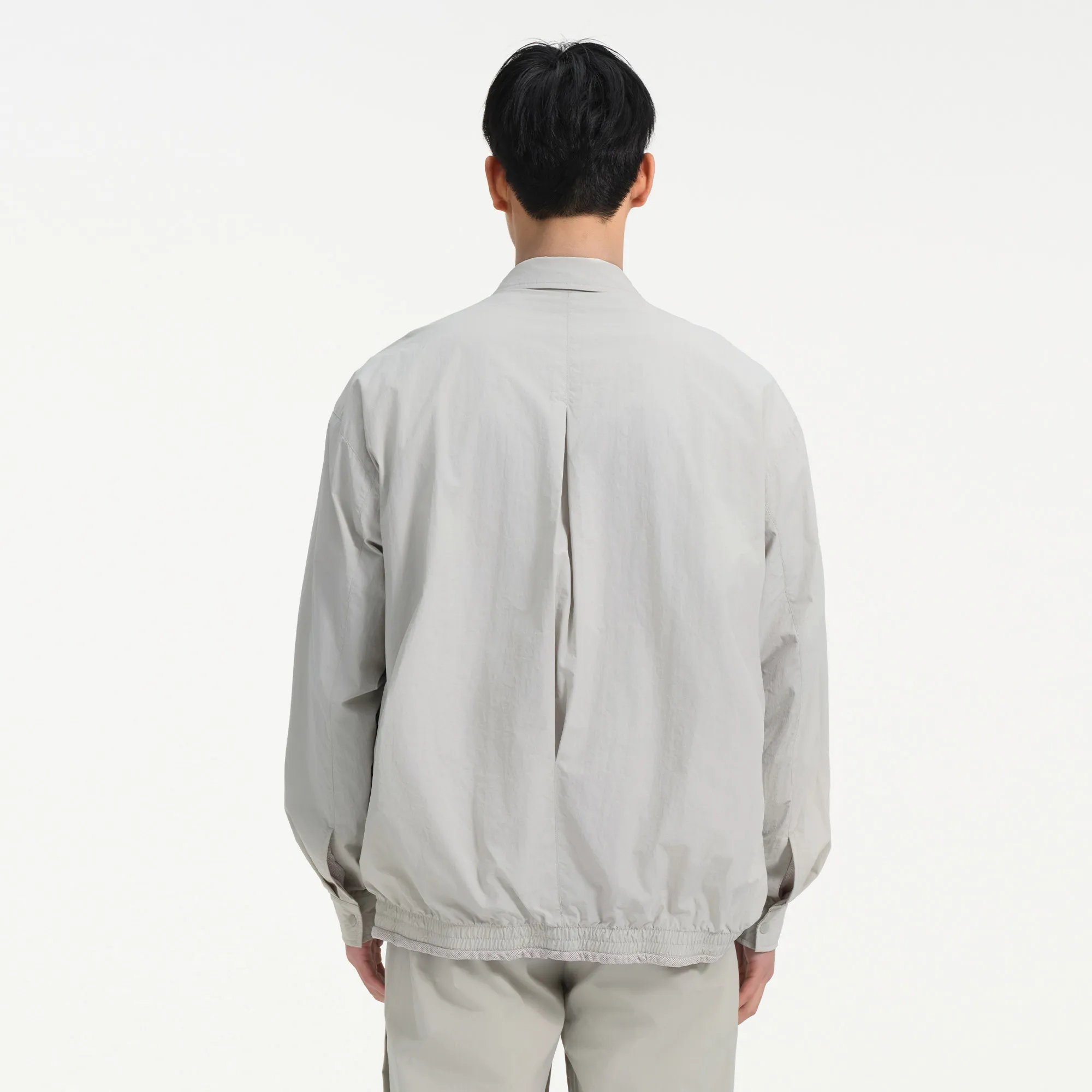 Bodydream Leather Jacket Unisex Light Gray Green