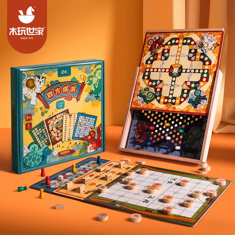 Wooden play family Board Games