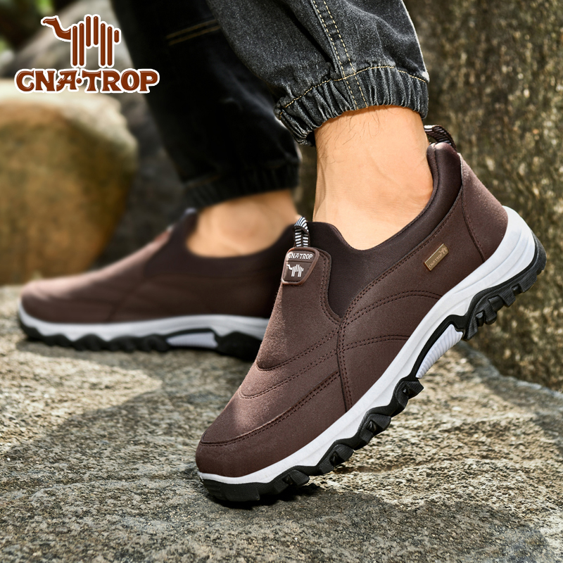 LINGHANGLUOTUO Comfortable Slip Resistant Abrasion Resistant Slip Resistant Abrasion Resistant Low top Outdoor Shoes