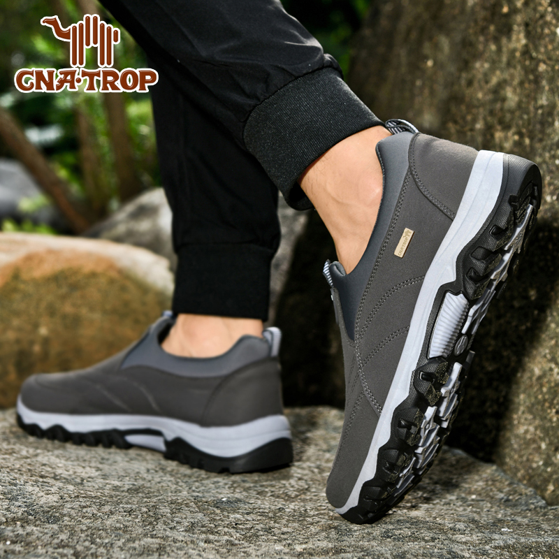 LINGHANGLUOTUO Comfortable Slip Resistant Abrasion Resistant Slip Resistant Abrasion Resistant Low top Outdoor Shoes