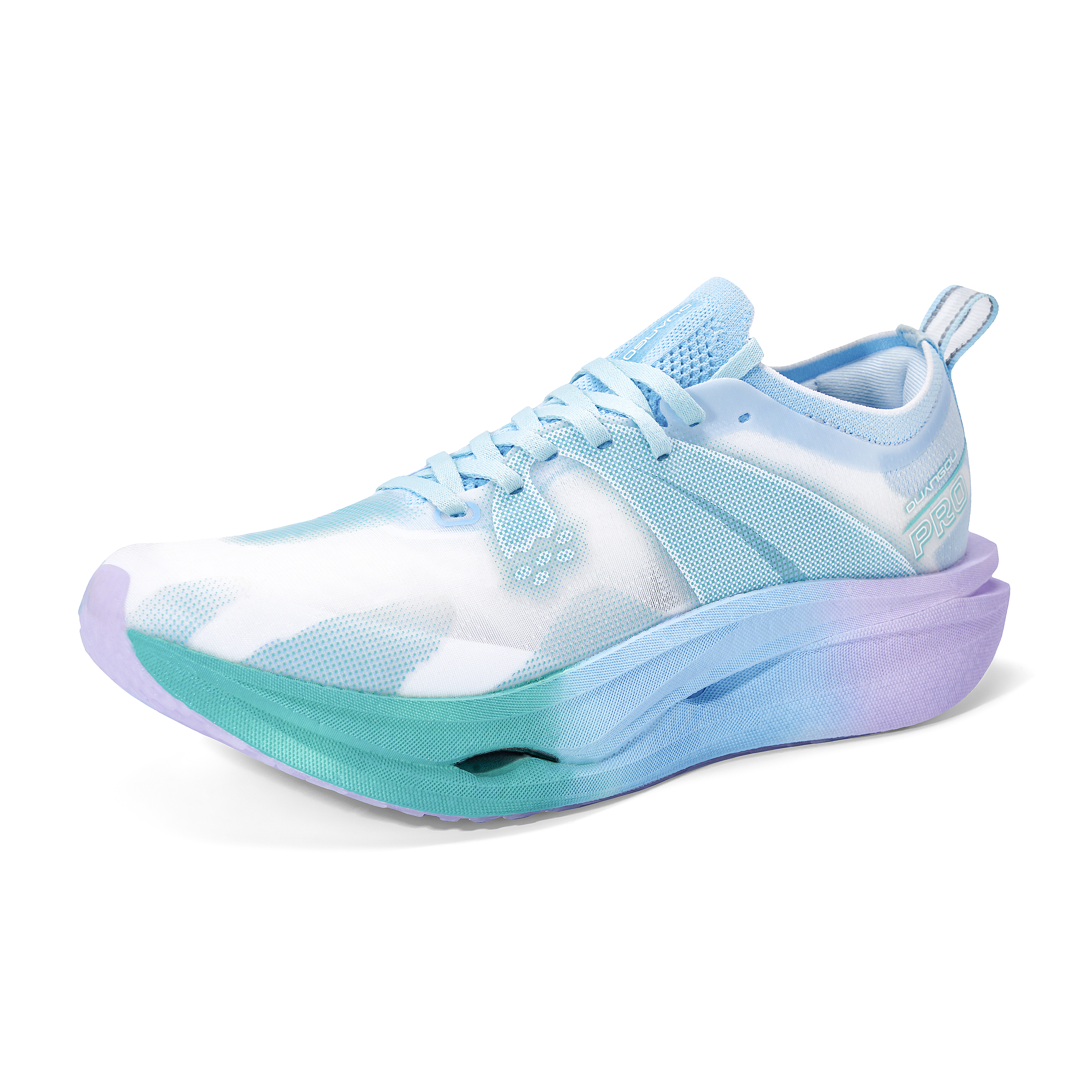 DUANGOU Running Shoes Unisex Low Top Blue Pink Mismatched