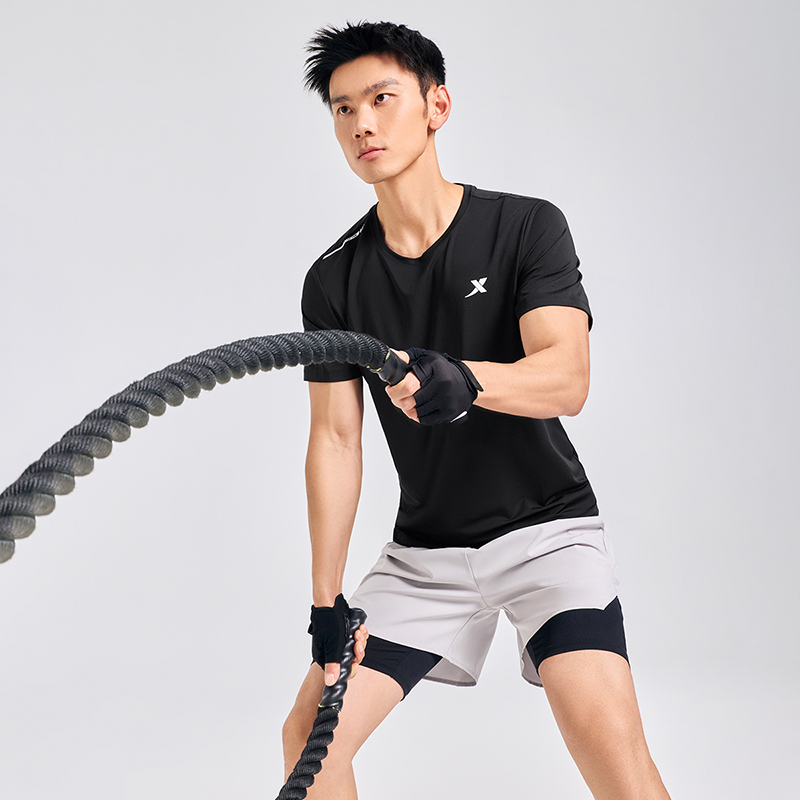 XTEP Comprehensive Training Short Sleeved Running T Shirt Men’s