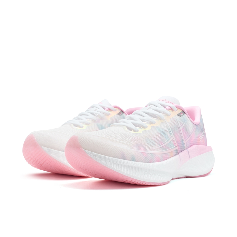 XTEP 360X 2.0 Low top Carbon Plate Marathon Training Race Running Shoes Women’s White Pink