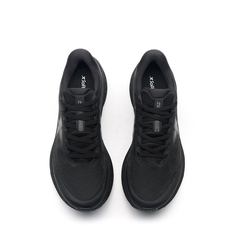 XTEP 5 Speed 3 Slip Resistant Lightweight Non slip Lightweight Low top Casual Running Shoes Men’s Black