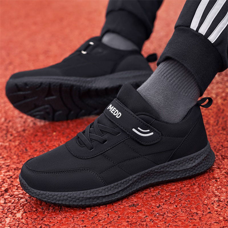 Medd Walking Shoes Unisex Low Top Black
