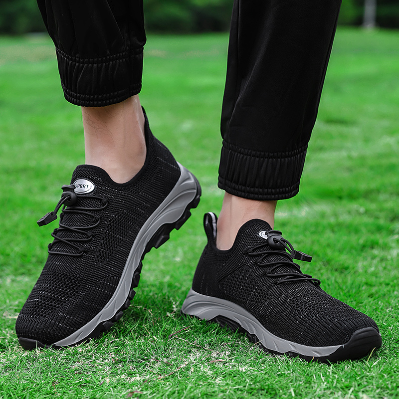 Medd Walking Shoes Men’s Low Top Black