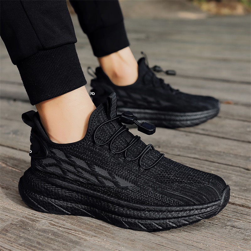 Medd Walking Shoes Unisex Low Top Black
