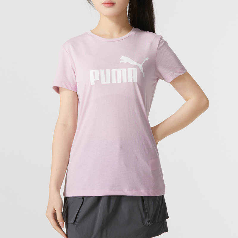Женская футболка PUMA T (розовая) — фото 3