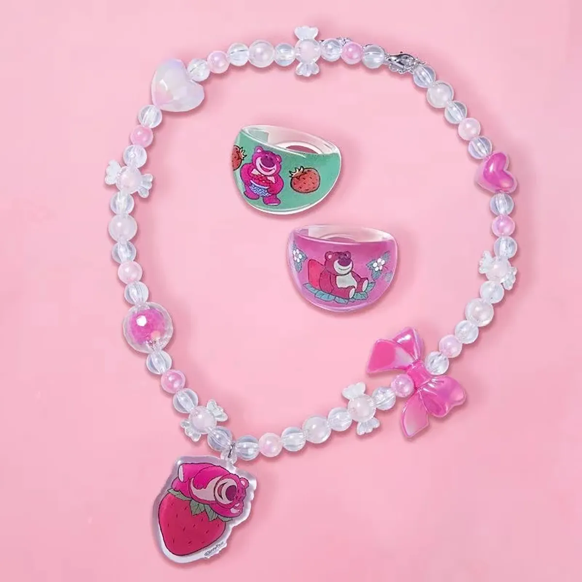 Disney Лотсо DIY Handmade Коробка Браслет с бусинами и Брелок Набор Игрушек