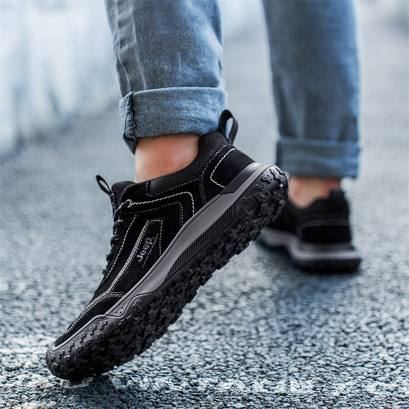 Jeep Low top Mountaineering Shoes Men’s Black